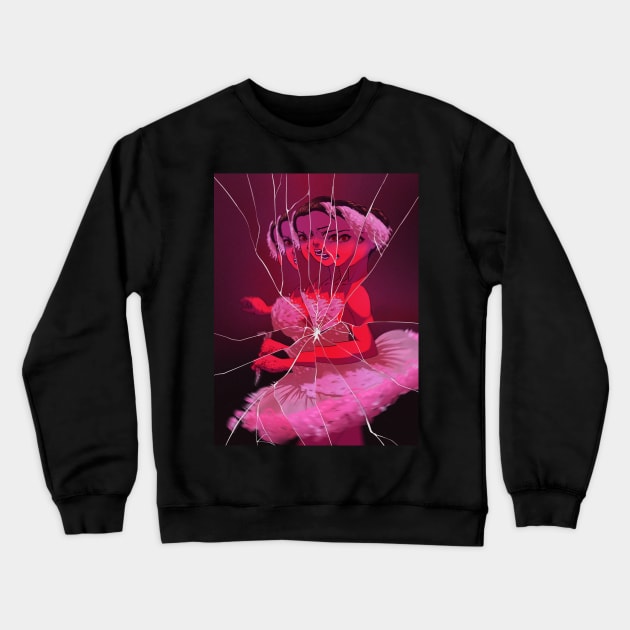 BLACK SWAN Crewneck Sweatshirt by dear_saw